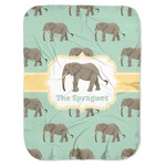 Elephant Baby Swaddling Blanket (Personalized)