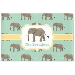 Elephant Woven Mat (Personalized)