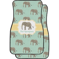 Elephant Car Floor Mats (Front Seat) (Personalized)