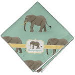 Elephant Cloth Dinner Napkin - Single w/ Name or Text