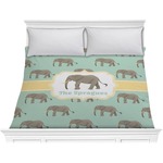 Elephant Comforter - King (Personalized)