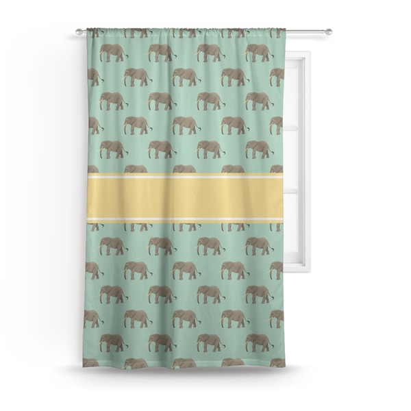 Custom Elephant Curtain - 50"x84" Panel