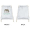 Elephant Drawstring Backpacks - Sweatshirt Fleece - Single Sided - APPROVAL