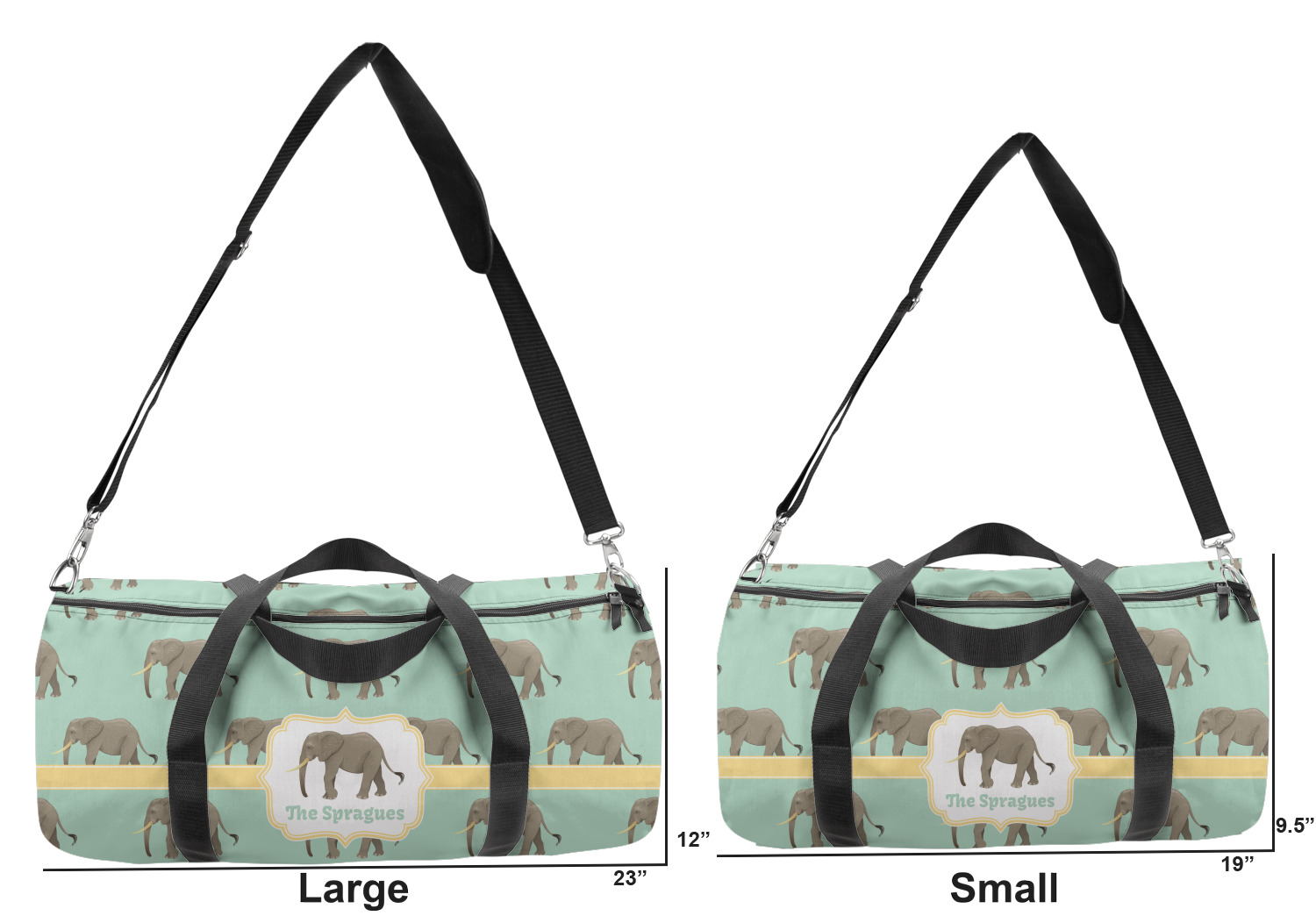 elephant duffle bag