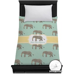 Elephant Duvet Cover - Twin (Personalized)