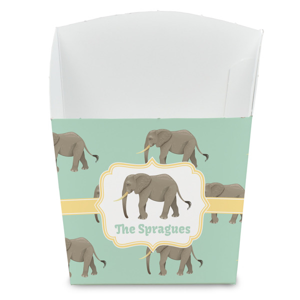 Custom Elephant French Fry Favor Boxes (Personalized)