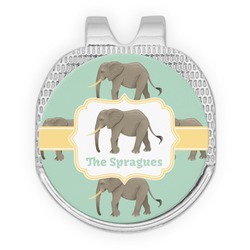 Elephant Golf Ball Marker - Hat Clip - Silver