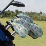 Elephant Golf Club Iron Cover - Set of 9 (Personalized)