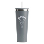 Elephant RTIC Everyday Tumbler with Straw - 28oz - Grey - Double-Sided (Personalized)