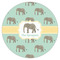 Elephant Icing Circle - Large - Single