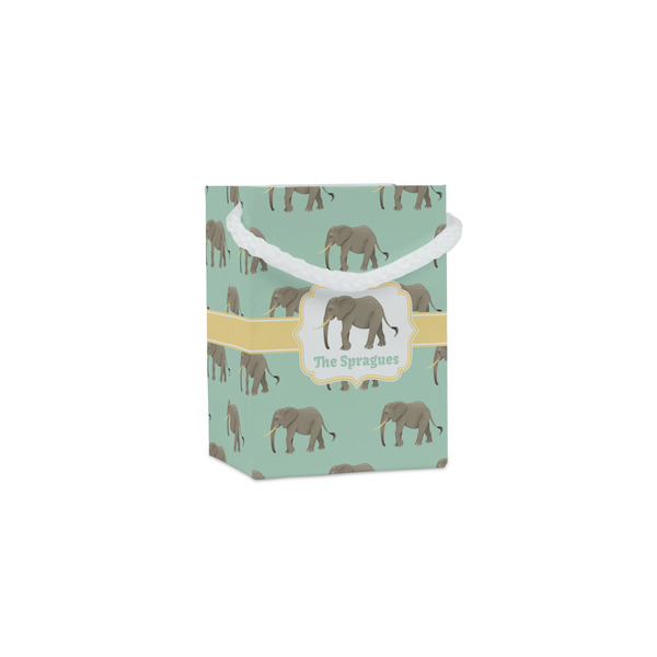 Custom Elephant Jewelry Gift Bags - Matte (Personalized)