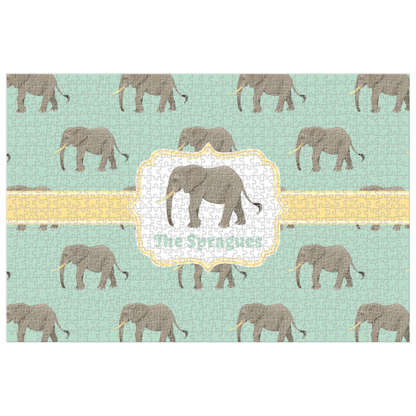 Custom Elephant Jigsaw Puzzle - 1000-piece (Personalized)