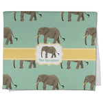 Elephant Kitchen Towel - Poly Cotton w/ Name or Text