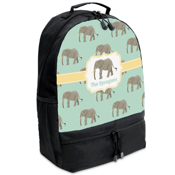 Custom Elephant Backpacks - Black (Personalized)