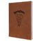 Elephant Leather Sketchbook - Large - Single Sided - Angled View