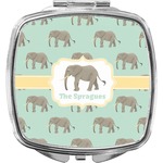 Elephant Compact Makeup Mirror (Personalized)