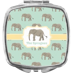 Elephant Compact Makeup Mirror (Personalized)