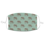 Elephant Adult Cloth Face Mask - XLarge