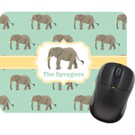 Elephant Rectangular Mouse Pad (Personalized)