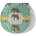 Elephant Burp Pad - Velour w/ Name or Text