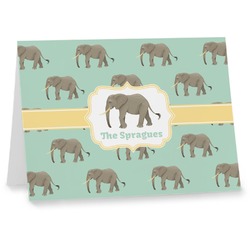 Elephant Note cards (Personalized)