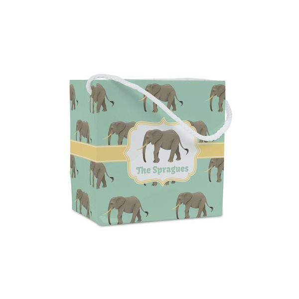 Custom Elephant Party Favor Gift Bags - Gloss (Personalized)
