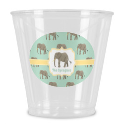 Elephant Plastic Shot Glass (Personalized)