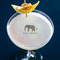 Elephant Printed Drink Topper - Small - In Context