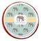 Elephant Printed Icing Circle - Large - On Cookie