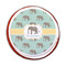 Elephant Printed Icing Circle - Medium - On Cookie