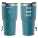 Elephant RTIC Tumbler - Dark Teal - Laser Engraved - Double-Sided (Personalized)