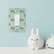 Elephant Rocker Light Switch Covers - Single - IN CONTEXT