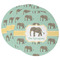 Elephant Round Paper Coaster - Main