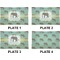 Elephant Set of Rectangular Dinner Plates (Approval)