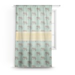 Elephant Sheer Curtain