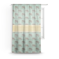 Elephant Sheer Curtain - 50"x84"