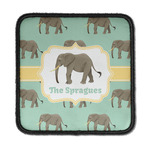 Elephant Iron On Square Patch w/ Name or Text