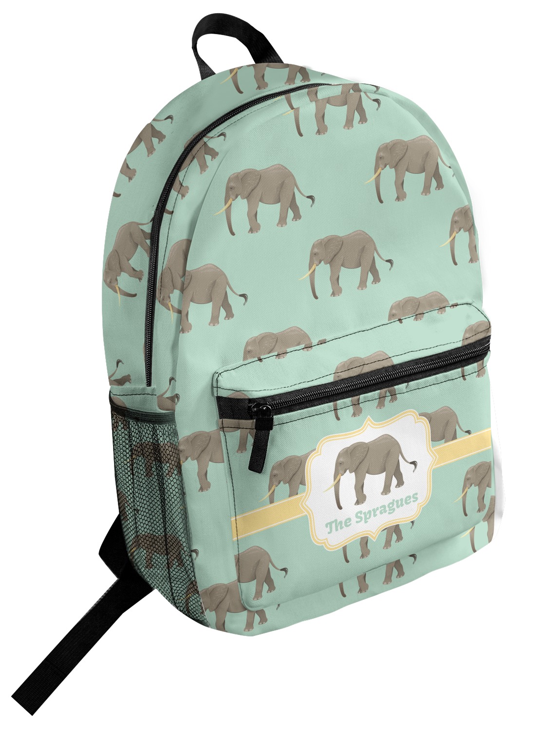 Elephant Student Backpack (Personalized) - YouCustomizeIt