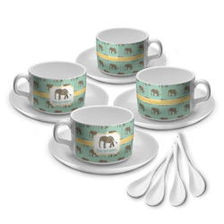 Elephant Tea Cup - Set of 4 (Personalized)