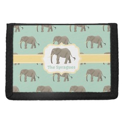 Elephant Trifold Wallet (Personalized)