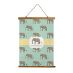 Elephant Wall Hanging Tapestry - Tall (Personalized)