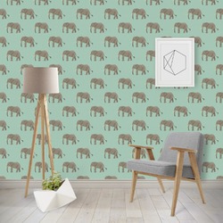 Elephant Wallpaper & Surface Covering (Water Activated - Removable)