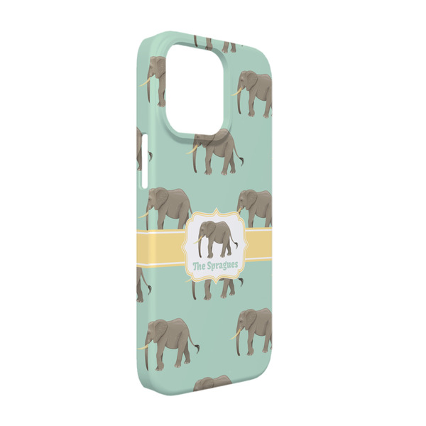 Custom Elephant iPhone Case - Plastic - iPhone 13 (Personalized)