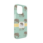 Elephant iPhone Case - Plastic - iPhone 13 Mini (Personalized)