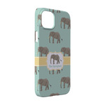 Elephant iPhone Case - Plastic - iPhone 14 (Personalized)