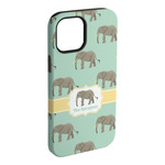 Elephant iPhone Case - Rubber Lined - iPhone 15 Pro Max (Personalized)