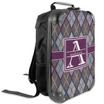 Knit Argyle Kids Hard Shell Backpack (Personalized)