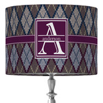 Knit Argyle 16" Drum Lamp Shade - Fabric (Personalized)