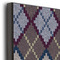 Knit Argyle 16x20 Wood Print - Closeup