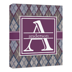 Knit Argyle Canvas Print - 20x24 (Personalized)